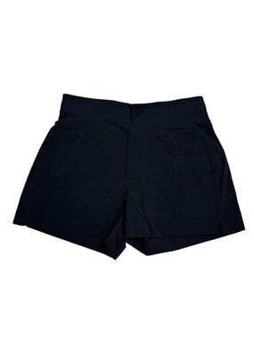 Athleta Trekkie North Shorts Womens Size 2 Black High Rise Stretch Waistband Act